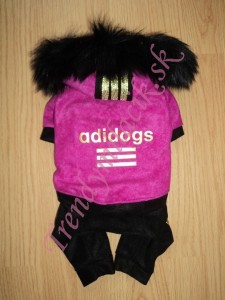 Velúrová súprava Adidogs - oblečenie a móda pre psov