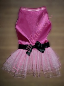 Luxusn&eacute; &scaron;aty GLAMOUR PINK - oblečenie a m&oacute;da pre psov