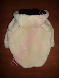 Ply&scaron;ov&aacute; mikinka s u&scaron;kami I - oblečenie a m&oacute;da pre psov