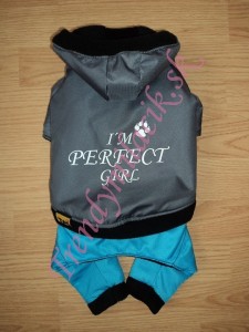 Jarný overal I´m Perfect Girl - oblečenie a móda pre psov