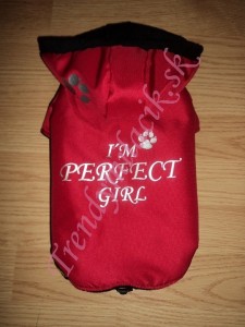 Zimn&aacute; bundička I&acute;M PERFECT GIRL II - oblečenie a m&oacute;da pre psov 