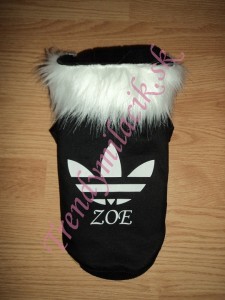 Zimn&aacute; bundička s menom a logom - oblečenie a m&oacute;da pre psov