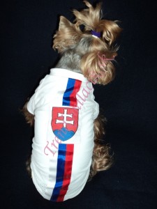 Slovenský hokejový dres - oblečenie a móda pre psov